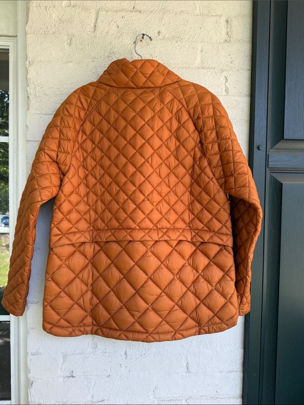 Athleta Whisper Featherless Jacket Quilted Puffer Full Zip In Rust Size Medium - Picture 5 of 14